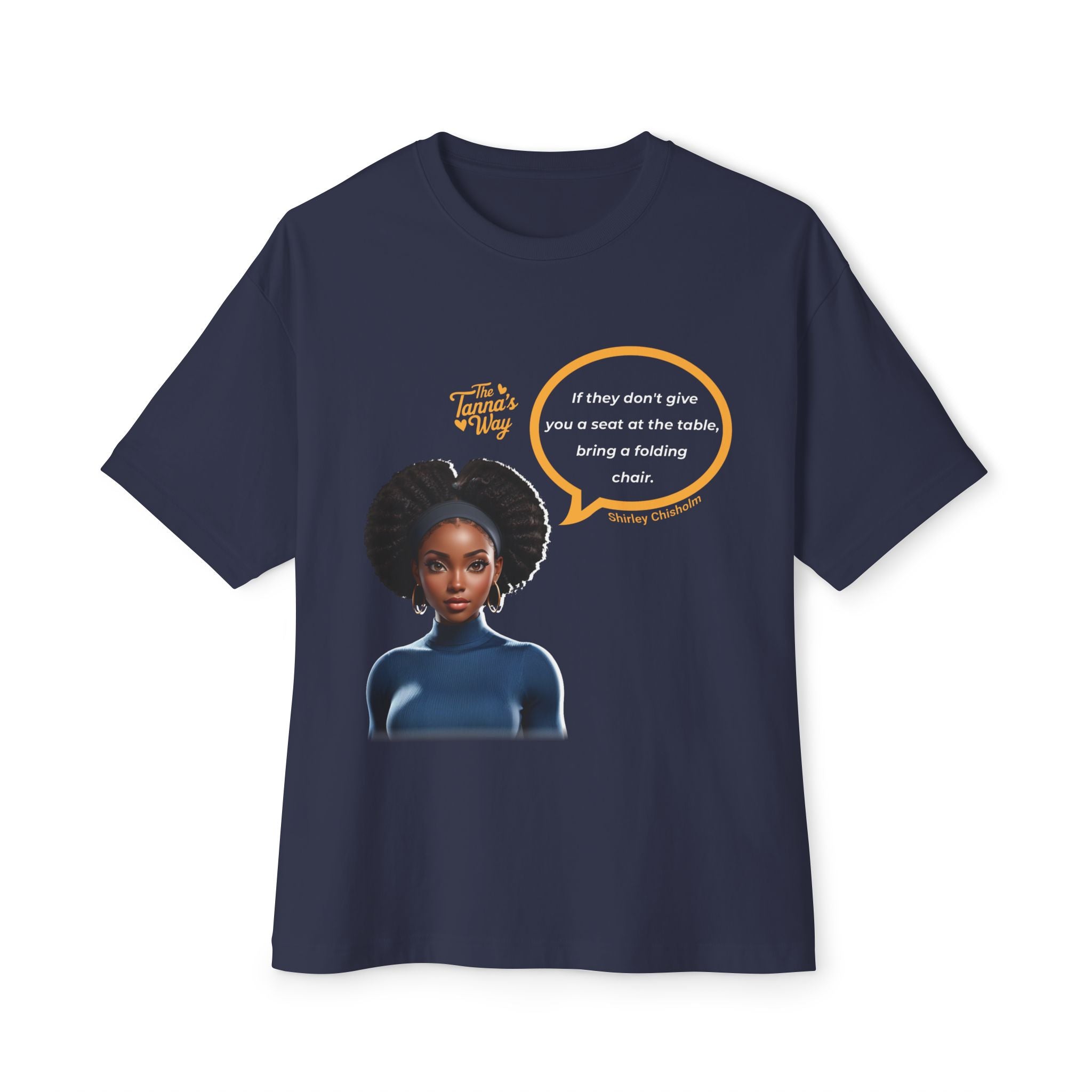 Shirley Chisholm | Unisex Oversized Boxy Tee